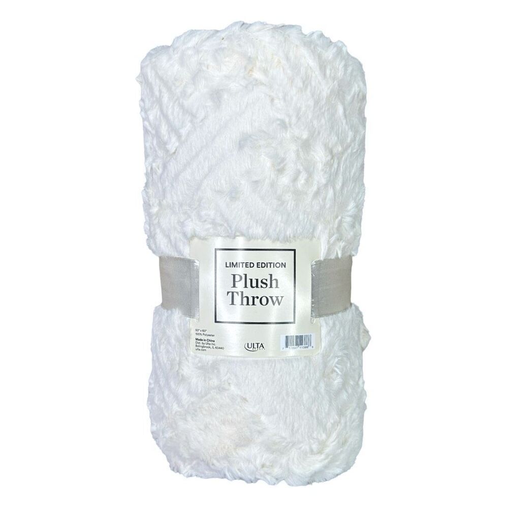 Ulta Beauty Limited Edition Plush Throw Blanket - 50” x 60”
